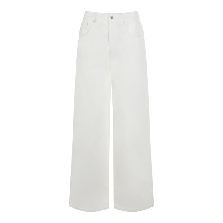 Anine Bing High-Waisted Wide-Leg Jeans with Aesthetic