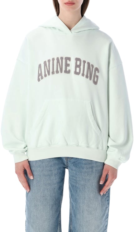 Anine Bing Harvey Hoodie Light Green