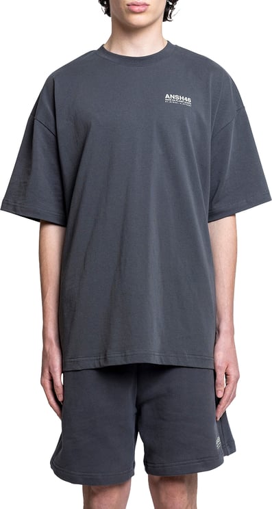 ANSH46 ANSH46 T-SHIRT DARK GREY