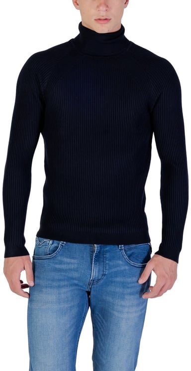 Antony Morato Antony Morato Blue Viscose Turtleneck