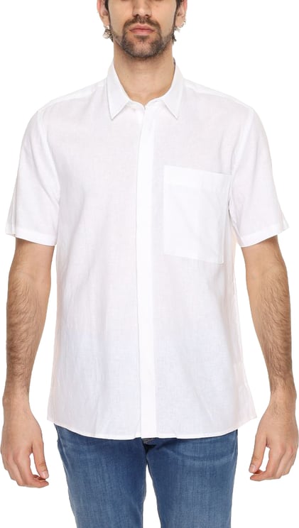 Antony Morato Antony Morato White Linen Shortsleeve Shirt