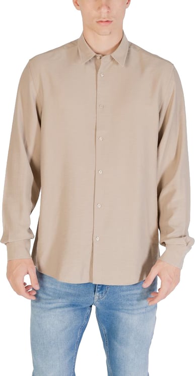 Antony Morato Antony Morato Beige Viscose Dress Shirt
