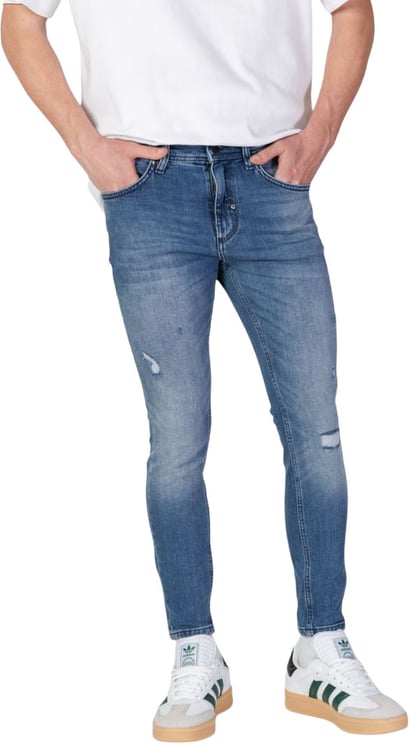 Antony Morato Antony Morato Blue Cotton Skinny Jeans