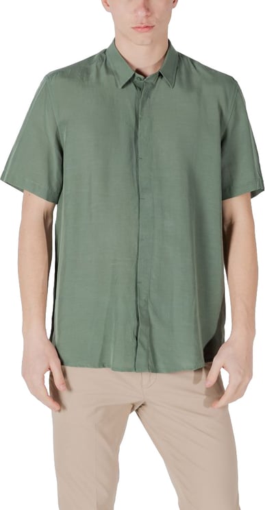 Antony Morato Antony Morato Bicolor Lyocell Shortsleeve Shirt