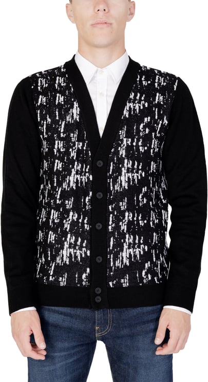 Antony Morato Antony Morato Black Wool Cardigan