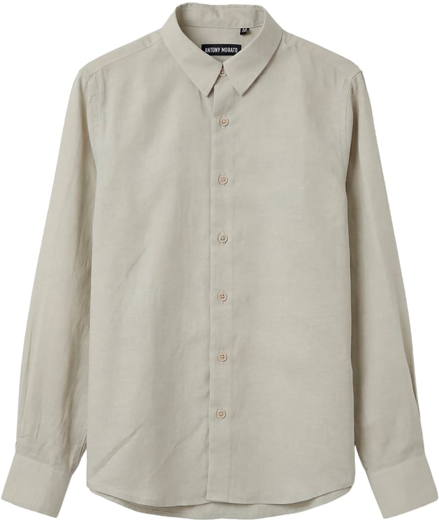 Antony Morato SHIRT NAPOLI REGULAR FIT WITH METAL PLATE ON BACK