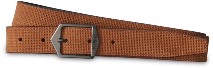 Antony Morato BUCKLE BELT H.30MM IN SUEDE PUNCHED TEXTURE