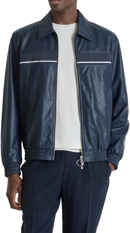 Antony Morato COAT REGULAR FIT  WITH RIB ON CHEST ZIP TWO WAY ELATIC ON BOTTOM AND CUFF