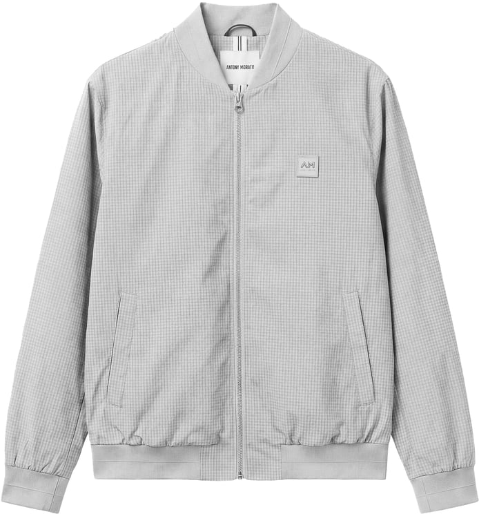Antony Morato BOMBER REGULAR FIT IN  NYLON FABRIC WITH LOGO RUBBER PATCH WITH ZIP TWO WAY RIB ON BOTTOM AND CUFF