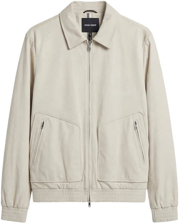 Antony Morato BOMBER REGULAR FIT WITH FLAG ON BACK SHOULDER ZIP TWO WAY