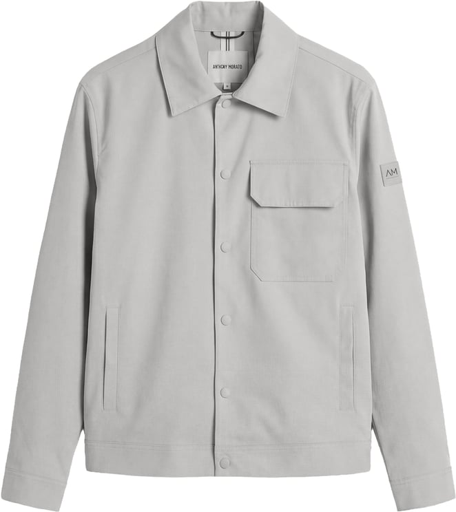 Antony Morato COAT REGULAR FIT IN COMPOUND FABRIC WITH PATCH WITH LOGO ON SLEEVE