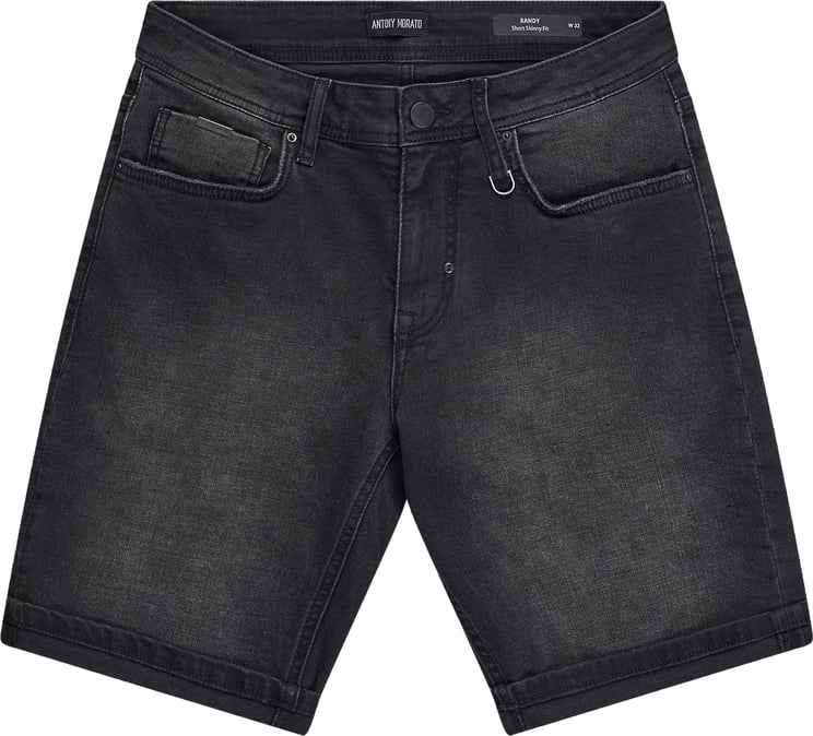 Antony Morato DENIM SHORT RANDY SKINNY FIT IN STRETCH BLACK BLACK DENIM