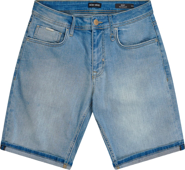 Antony Morato DENIM SHORT RANDY SKINNY FIT IN STRETCH BLUE DENIM
