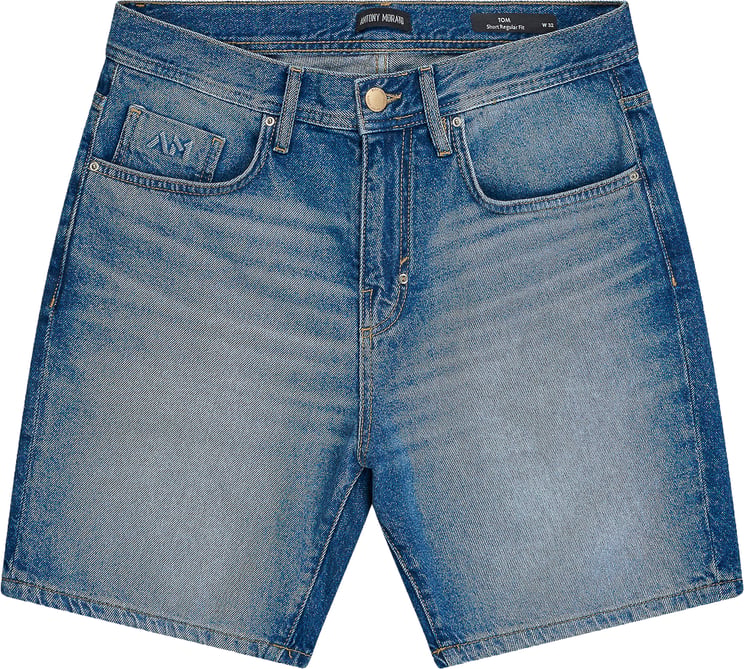 Antony Morato DENIM SHORT TOM REGULAR FIT IN RIGID BLUE DENIM