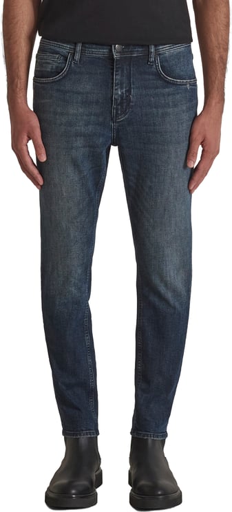 Antony Morato JEANS KARL SKINNY CROPPED FIT IN BLUE OD BROWN DENIM