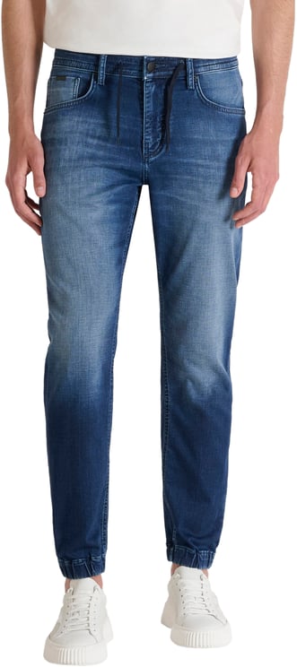 Antony Morato JAKE SKINNY CROPPED FIT IN STRETCH BLUE DENIM