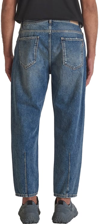 Antony Morato JEANS DORIS BAGGY ANKLE LENGHT FIT IN RIGID BLUE DENIM