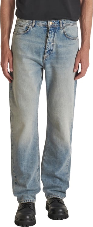 Antony Morato JEANS BRAD FLARED STRAIGHT FIT IN RIGID BLUE DENIM