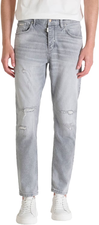 Antony Morato JEANS JIMI SLIM CROPPED FIT IN SILVER GREY DENIM