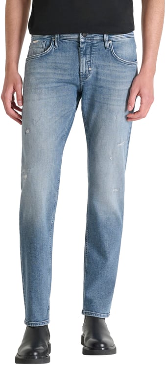 Antony Morato JEANS METAL KURT COMFORT TAPERED FIT IN ICONIC BLUE OD DENIM