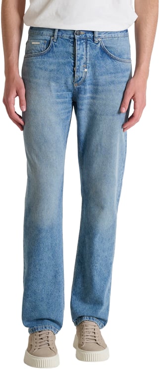Antony Morato JEANS LIAM REGULAR STRAIGTH FIT IN RIGID BLUE DENIM