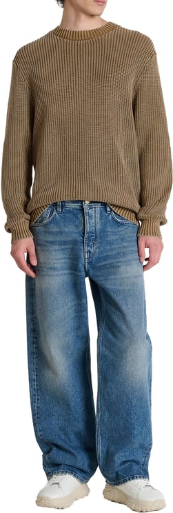 Antony Morato JEANS JAMES WIDE LEG FIT IN BLUE DENIM OVERDYED