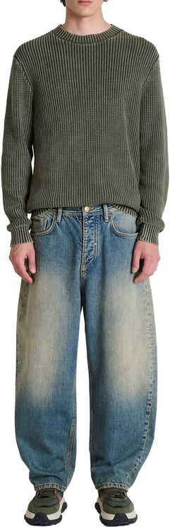 Antony Morato JEANS REED RELAXED CURVED LEG FIT IN RIGID BLUE DENIM