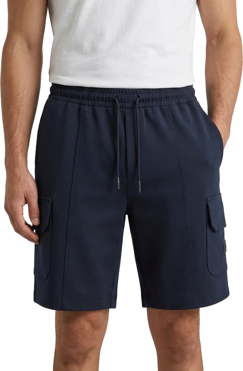 Antony Morato SHORTS REGULAR FIT IN INTERLOCK WITH PATCH WITH LOGO