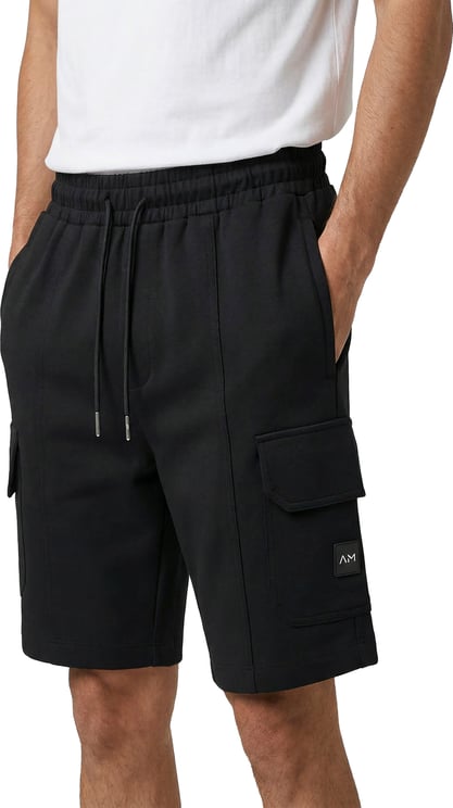 Antony Morato SHORTS REGULAR FIT IN INTERLOCK WITH PATCH WITH LOGO