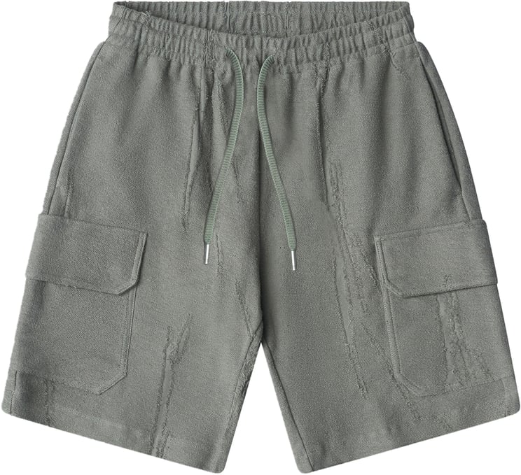 Antony Morato SHORTS REGULAR FIT  IN CORROSED FLEECE FABRIC WITH PLATE ON WELT POCKET