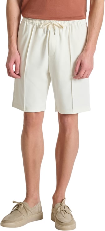 Antony Morato FLEECE SHORTS CODY REGULAR FIT WITH LOGOED  BADGE