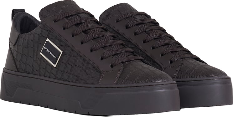Antony Morato SNEAKER METAL BOLD ANIMAL IN CUOIO RIVESTITO