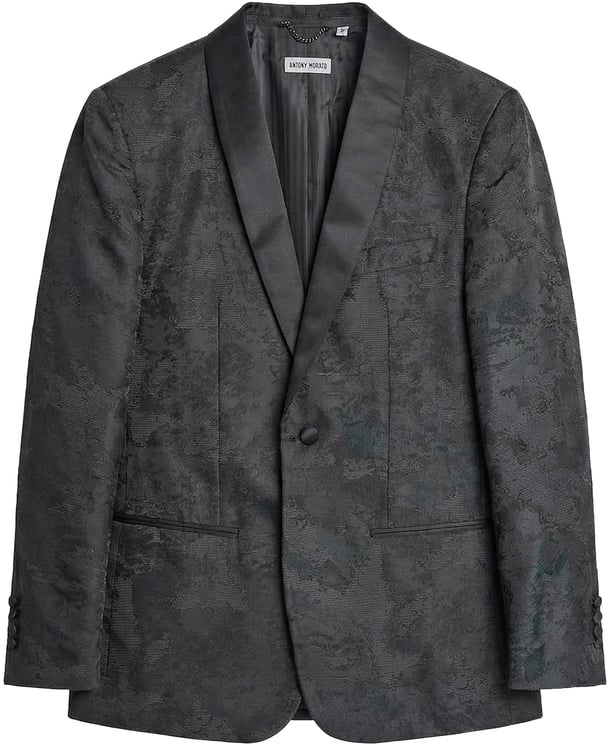 Antony Morato JACKET ROXANNE REGULAR FIT IN JACQUARD FABRIC WITH SATIN AS CONTRAST
