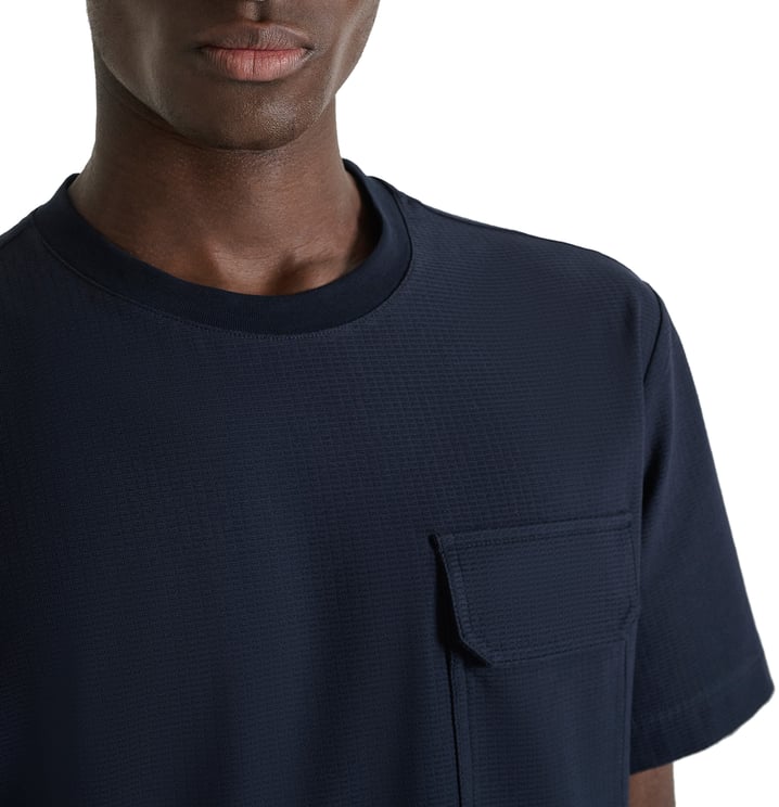 Antony Morato TSHIRT RELAXED FIT  WITH ROUND COLLAR  WITH POCKET IN MAIN FABRIC