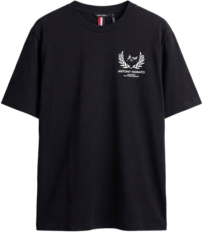 Antony Morato T-SHIRT RELAXED FIT IN JERSEY COTTON FABRIC WITH MARBLE PRISMA EFFECT  PRINT