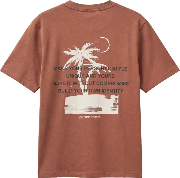 Antony Morato T-SHIRT RELAXED FIT IN JERSEY COTTON FABRIC WITH PRINT ON FRONT AND BACK