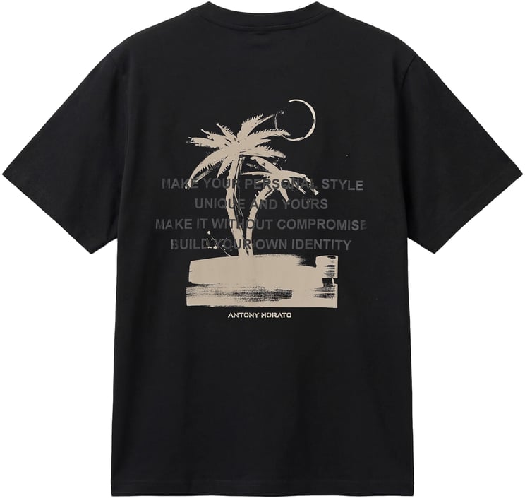 Antony Morato T-SHIRT RELAXED FIT IN JERSEY COTTON FABRIC WITH PRINT ON FRONT AND BACK