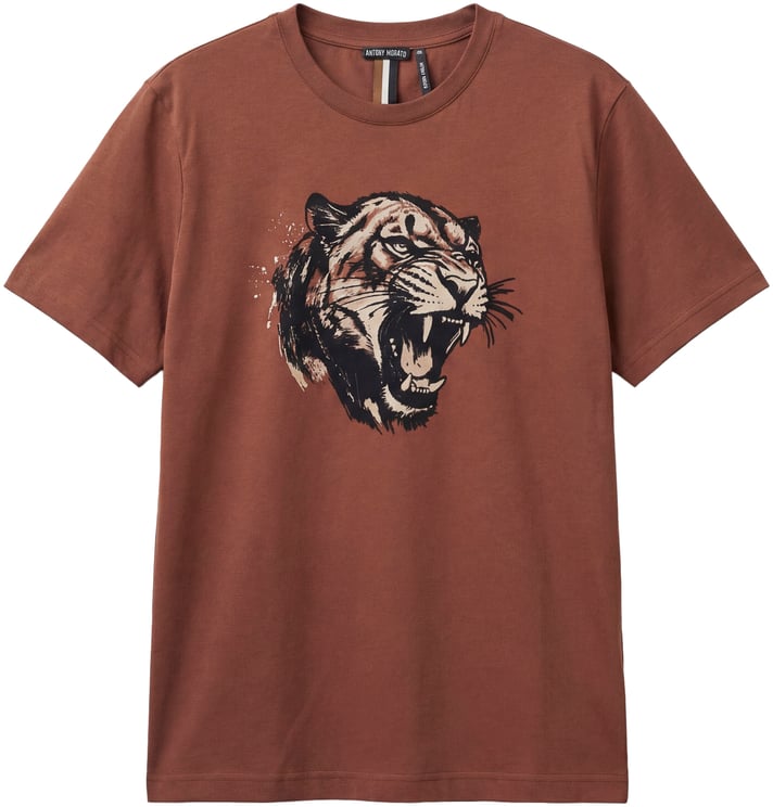 Antony Morato T-SHIRT REGULAR FIT IN JERSEY COTTON FABRIC WITH PRINT