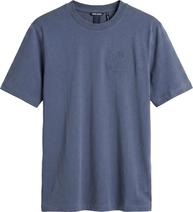 Antony Morato T-SHIRT RELAXED FIT IN JERSEY COTTON FABRIC WITH PLASTIC PRINT ON FRONT AND BACK
