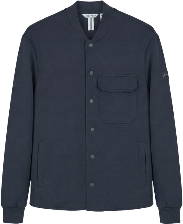Antony Morato OVERSHIRT REGULAR FIT IN INTERLOCK WITH PATCH ON SLEEVE