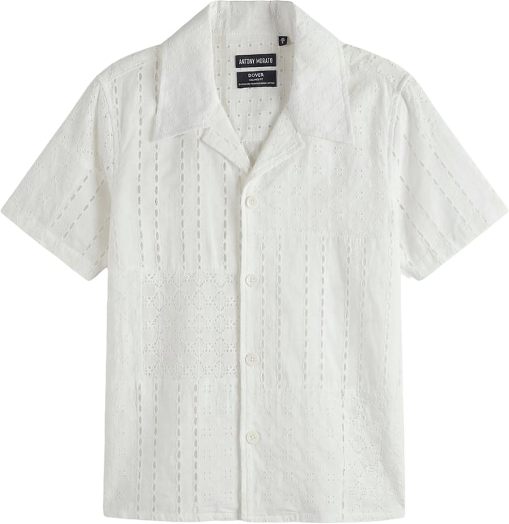 Antony Morato SHIRT  DOVER RELAXED FIT IN PATCHWORK EMBROIDERED COTTON
