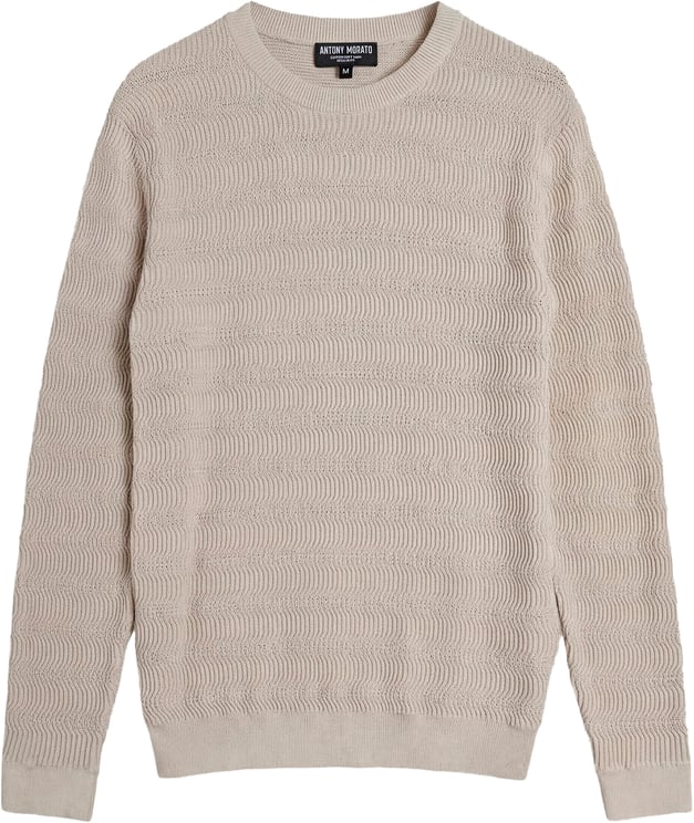 Antony Morato SWEATER REGULAR FIT  FINE YARN 3D JACQUARD KNITSTITCH