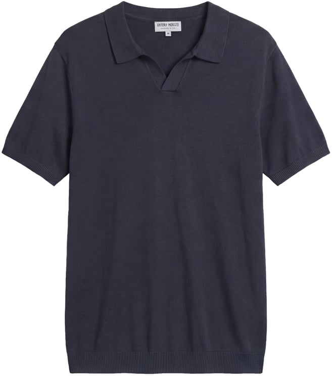 Antony Morato SWEATER POLO WITHOUT BUTTON SHORT SLEEVES SLIM FIT SUPER SOFT YARN