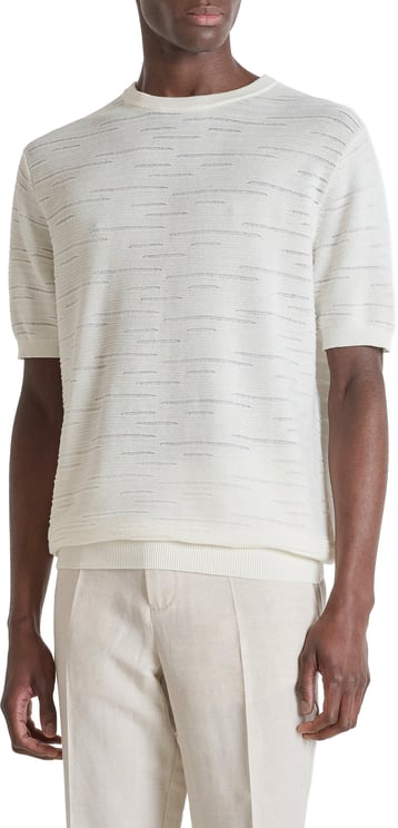 Antony Morato SWEATER ROUND COLLAR SHORT SLEEVES REGULAR FIT IN COTTON SOFT YARN