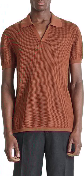 Antony Morato SWEATER POLO WITHOUT BUTTON SHORT SLEEEVES REGULAR FIT IN COTTON SOFT YARN