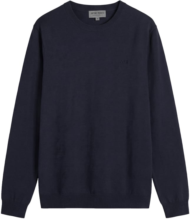 Antony Morato SWEATER REGULAR FIT SOFT YARN WITH FOAM LOGO PRINT