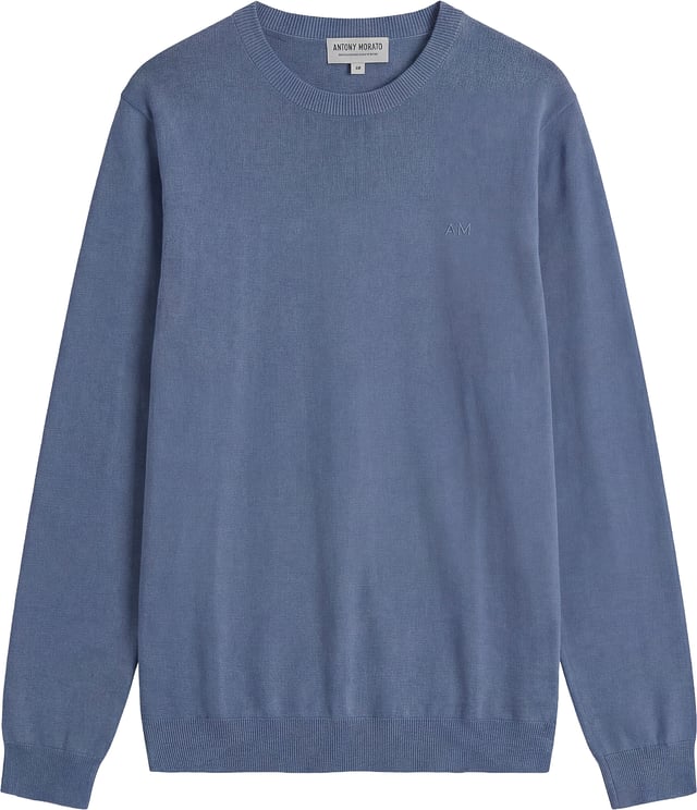 Antony Morato SWEATER REGULAR FIT SOFT YARN WITH FOAM LOGO PRINT