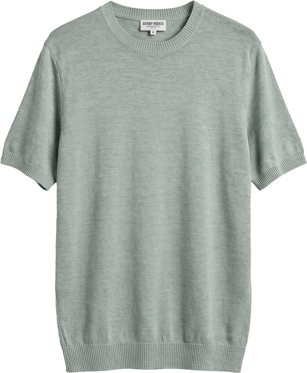 Antony Morato SWEATER ROUND COLLAR SHORT SLEEVES REGULAR FIT SOFT YARN
