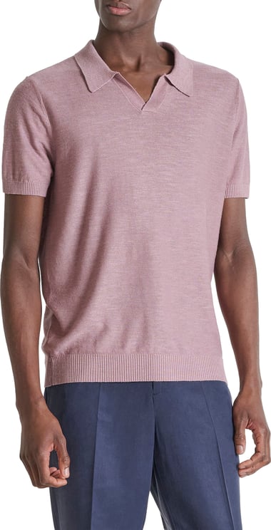 Antony Morato SWEATER POLO WITHOUT BUTTON SHORT SLEEVES REGULAR FIT SOFT YARN