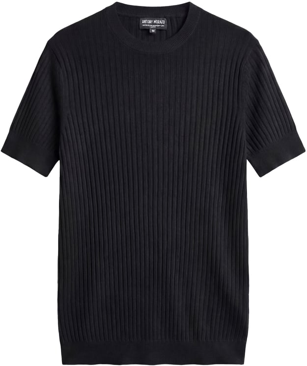 Antony Morato SWEATER ROUND COLLAR SHORT SLEEVES SLIM FIT SUPER SOFT YARN